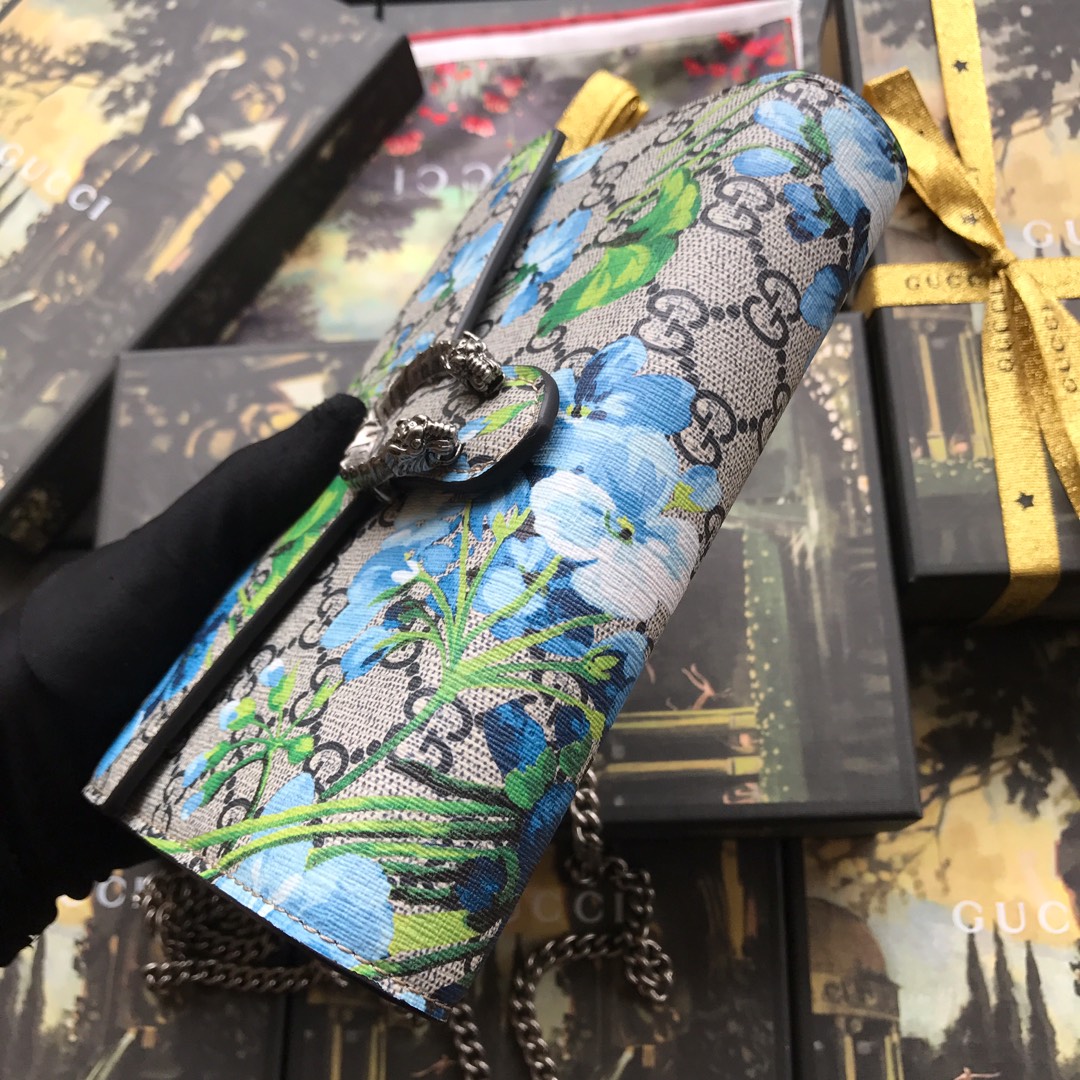 401231 Dionysus GG Supreme chain wallet, GUCCI Chain Wallets for Women
