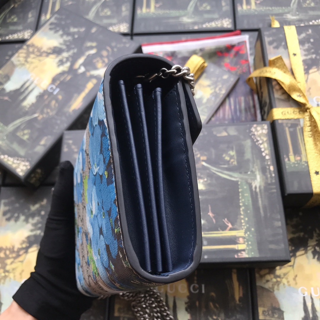 401231 Dionysus GG Supreme chain wallet, GUCCI Chain Wallets for Women