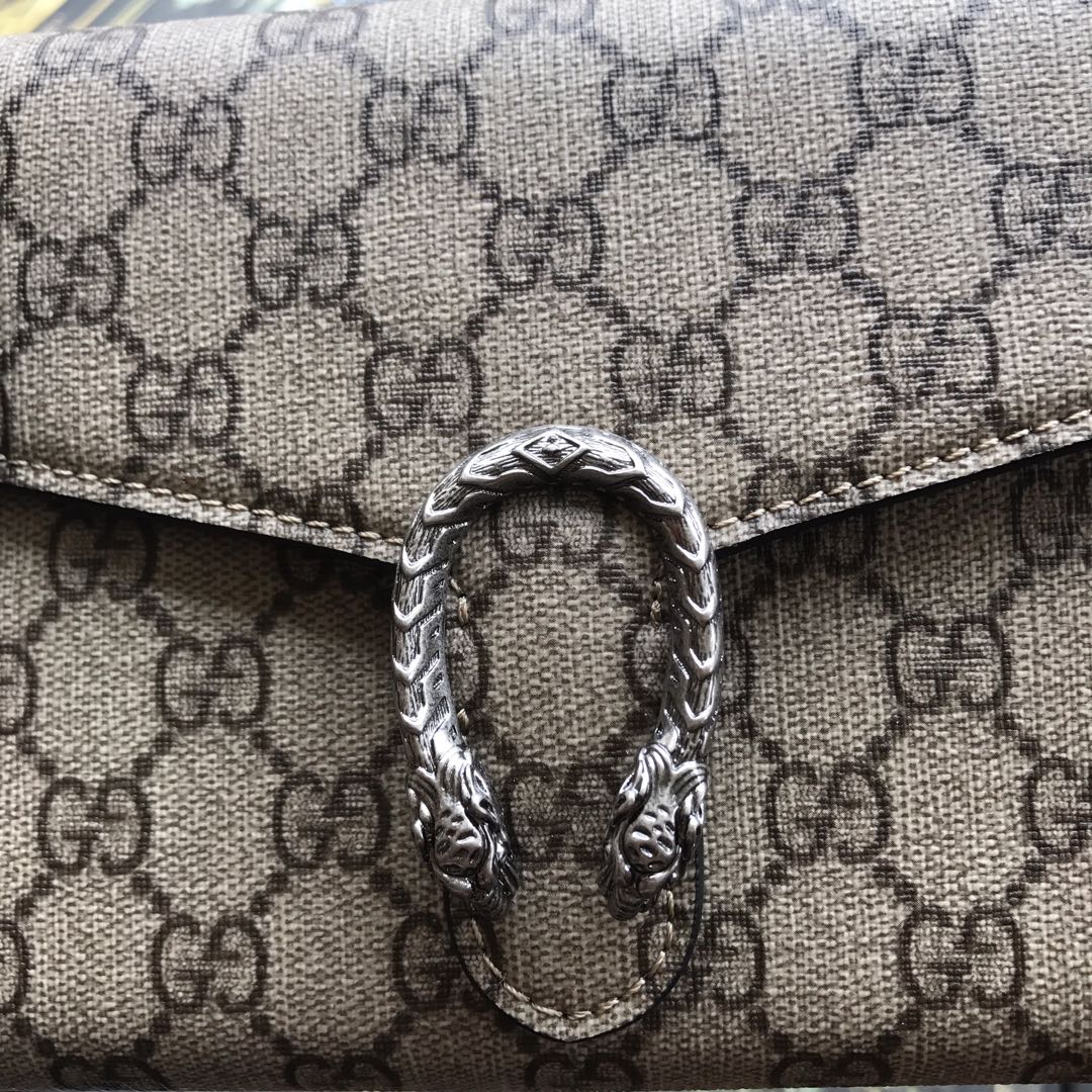 401231 Dionysus GG Supreme chain wallet, GUCCI Chain Wallets for Women