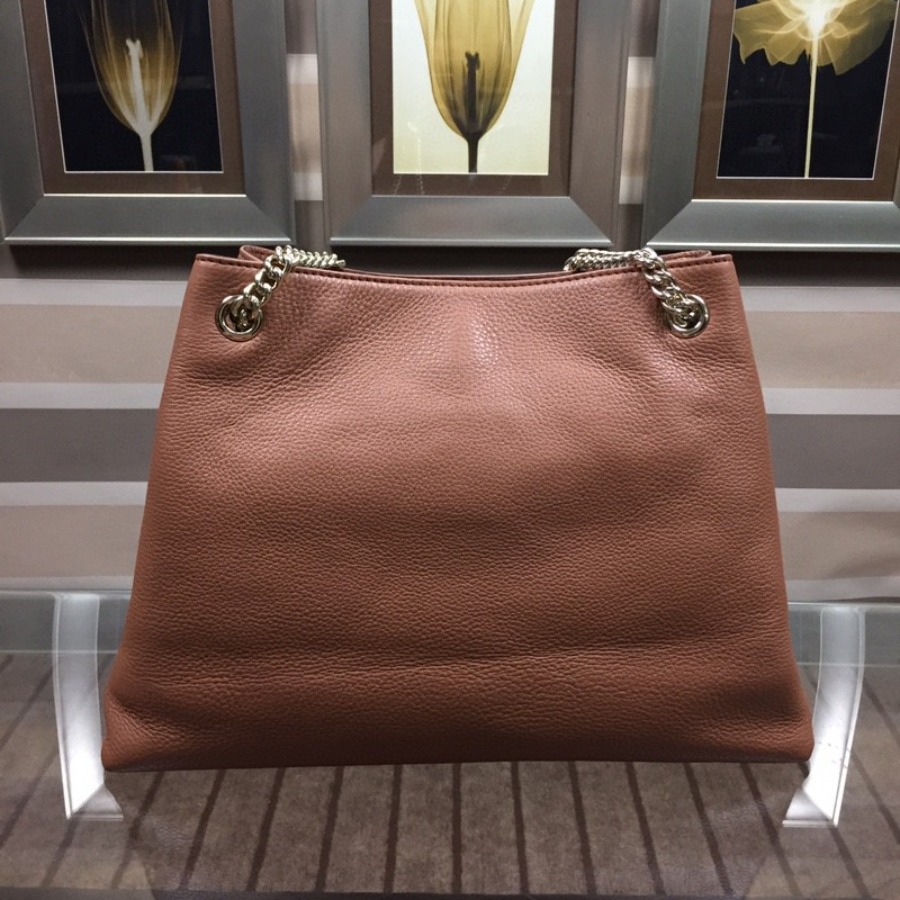 Gucci Soho leather shoulder bag, 308982 , 15W x 10.6H x 5.5D inches