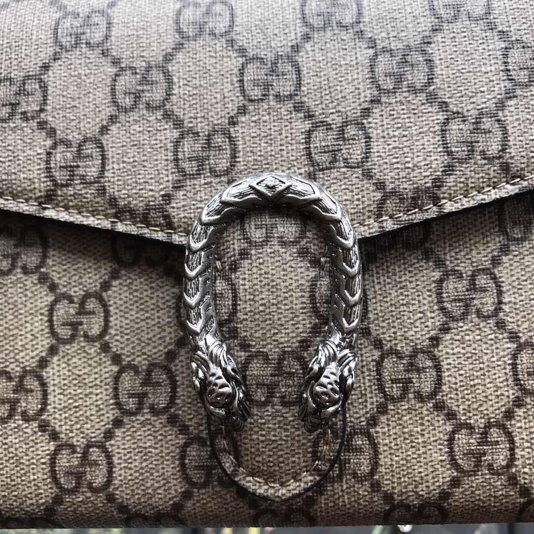 401231 Dionysus GG Supreme chain wallet, GUCCI Chain Wallets for Women