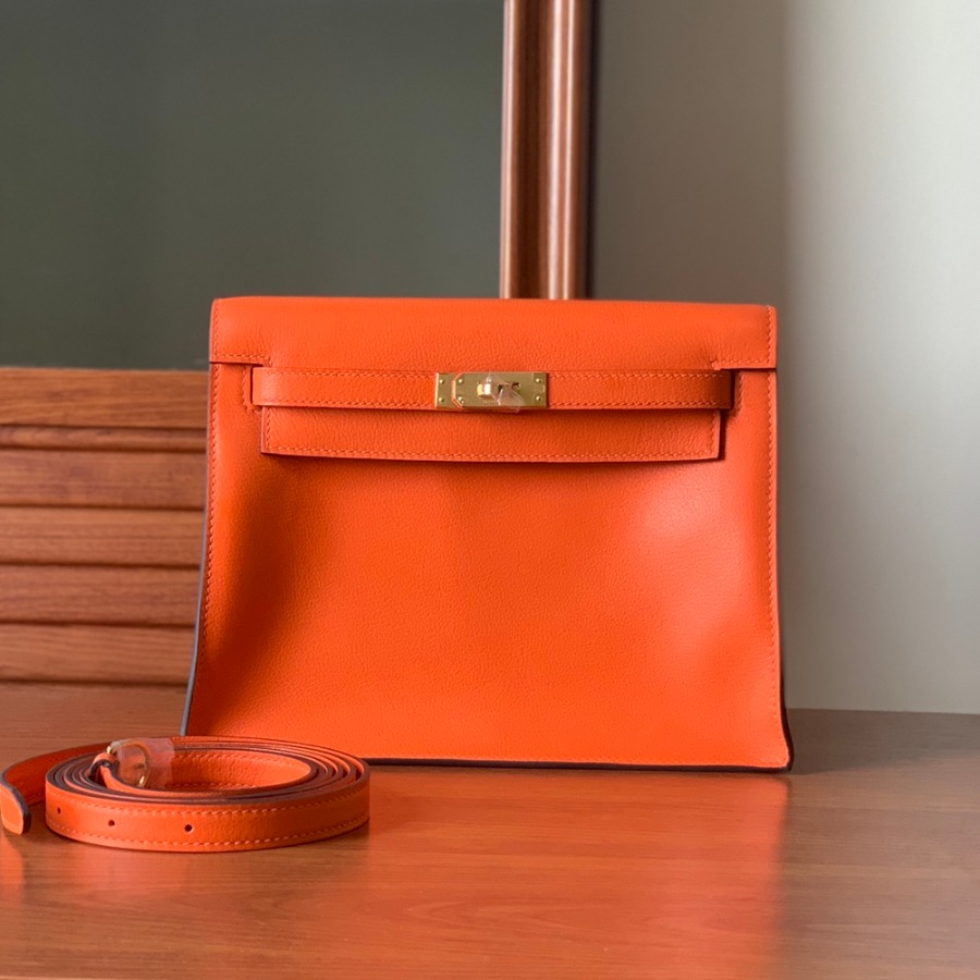 Kelly Dance 22cm Ever Color clutch, Hermes