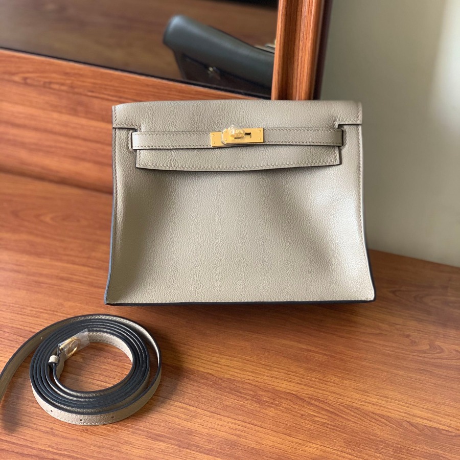 Kelly Dance 22cm Ever Color clutch, Hermes