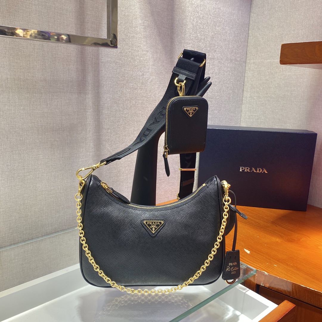 1BH204 Prada Re-Edition 2005 Saffiano leather bag