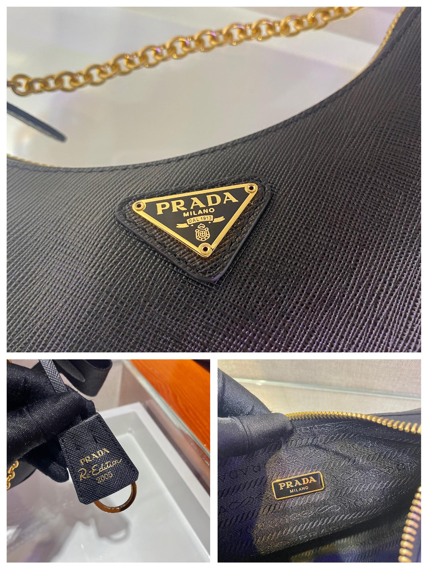 1BH204 Prada Re-Edition 2005 Saffiano leather bag