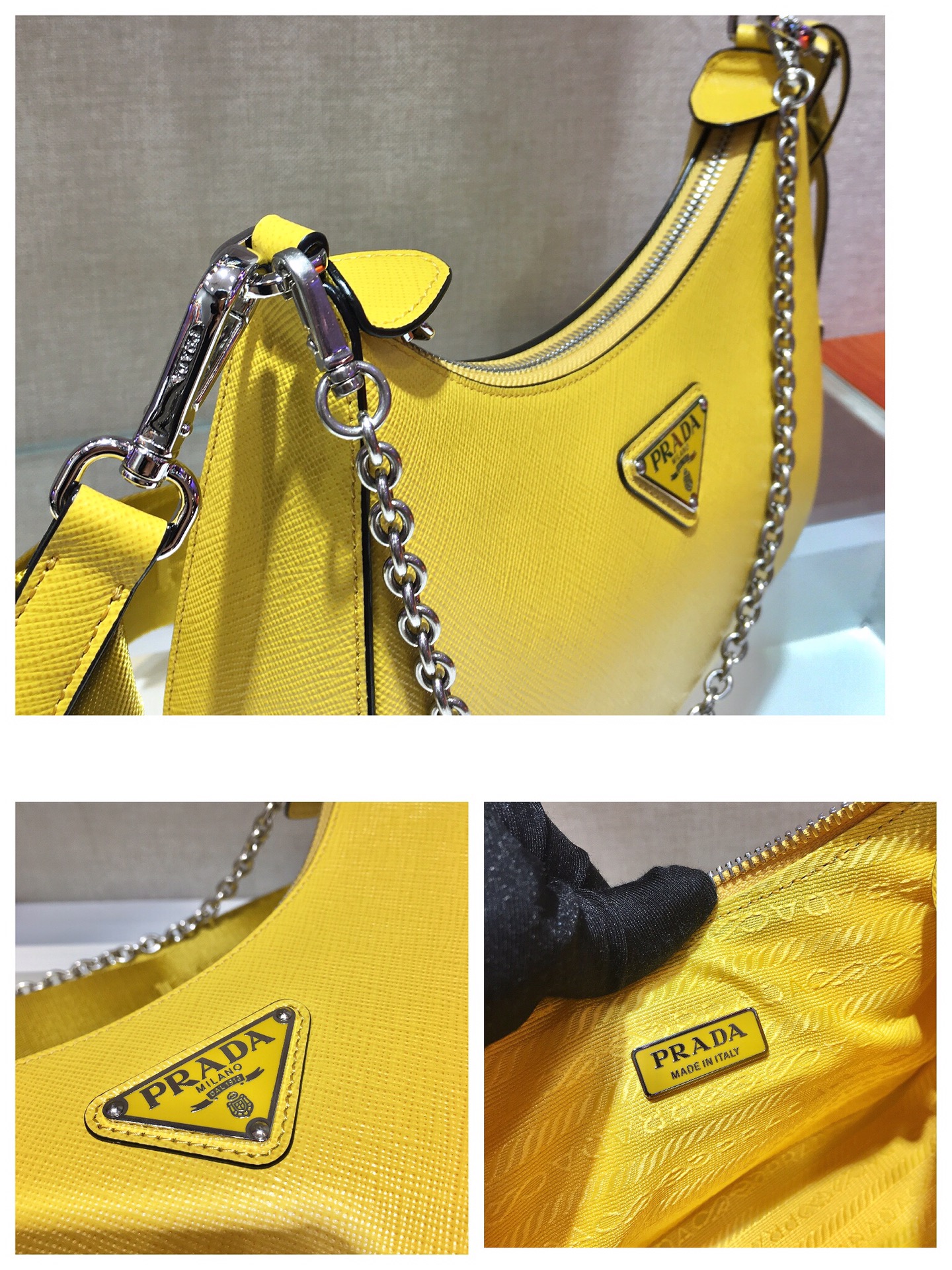1BH204 Prada Re-Edition 2005 Saffiano leather bag