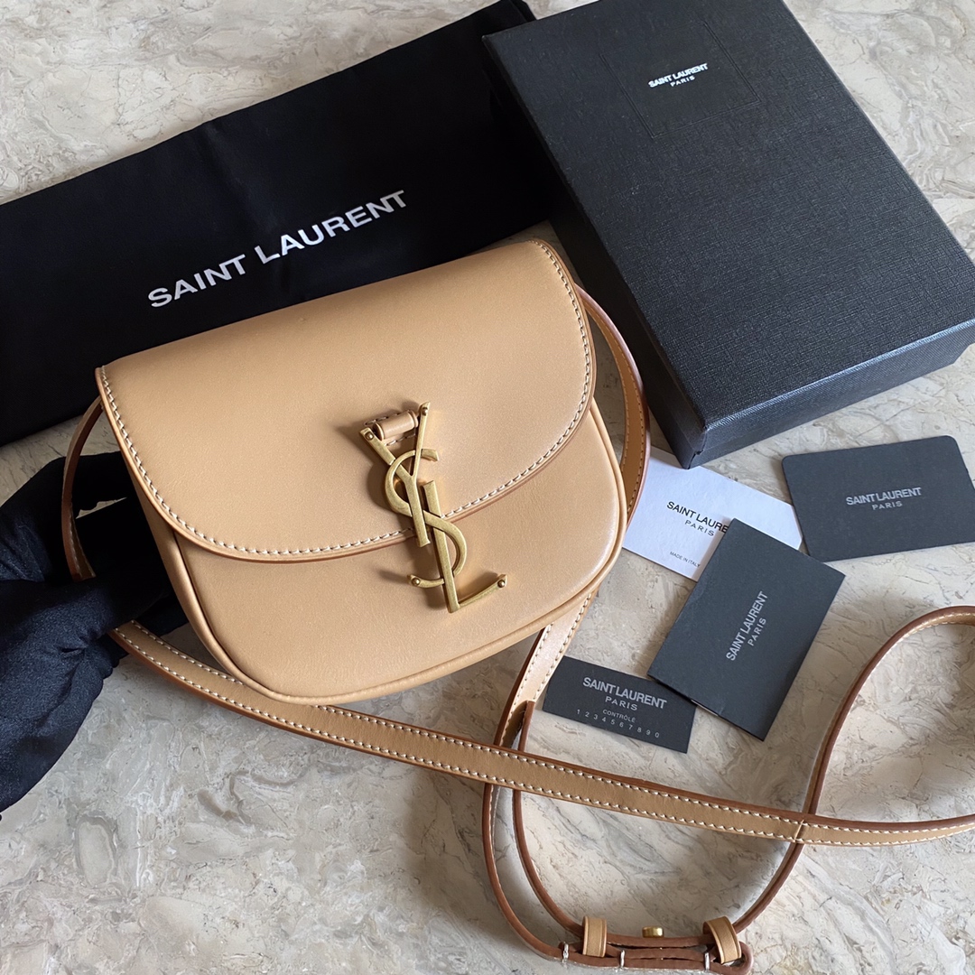 KAIA SMALL SATCHEL IN SMOOTH LEATHER, YSL Saint Laurent