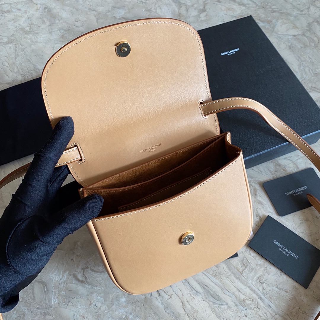 KAIA SMALL SATCHEL IN SMOOTH LEATHER, YSL Saint Laurent