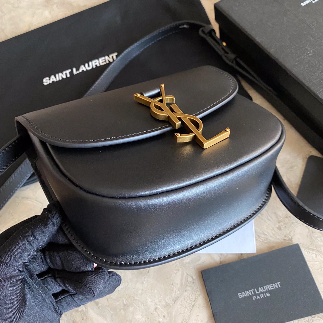 KAIA SMALL SATCHEL IN SMOOTH LEATHER, YSL Saint Laurent