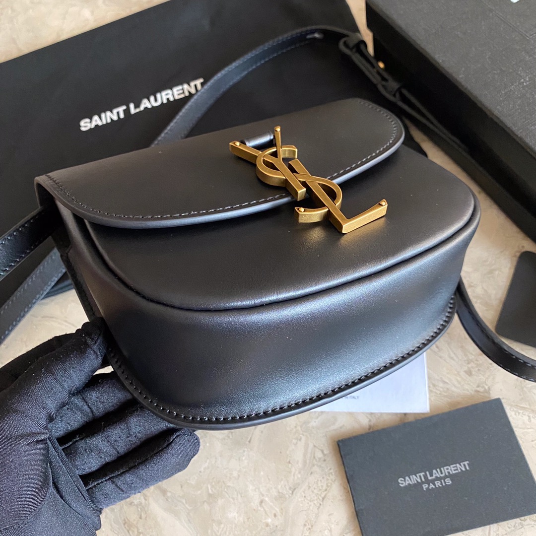 KAIA SMALL SATCHEL IN SMOOTH LEATHER, YSL Saint Laurent