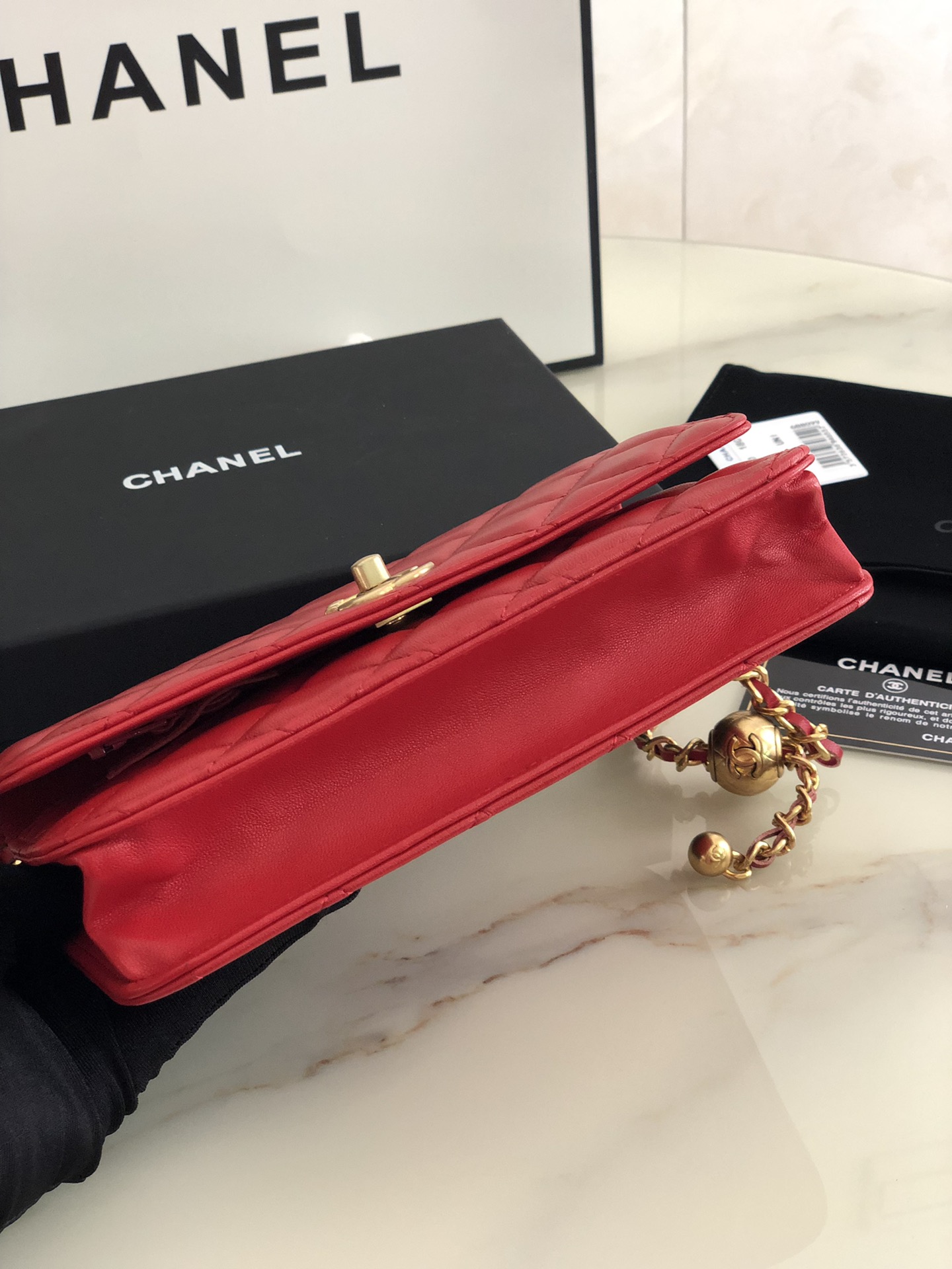 AP1450 wallet on chain, Chanel Bag