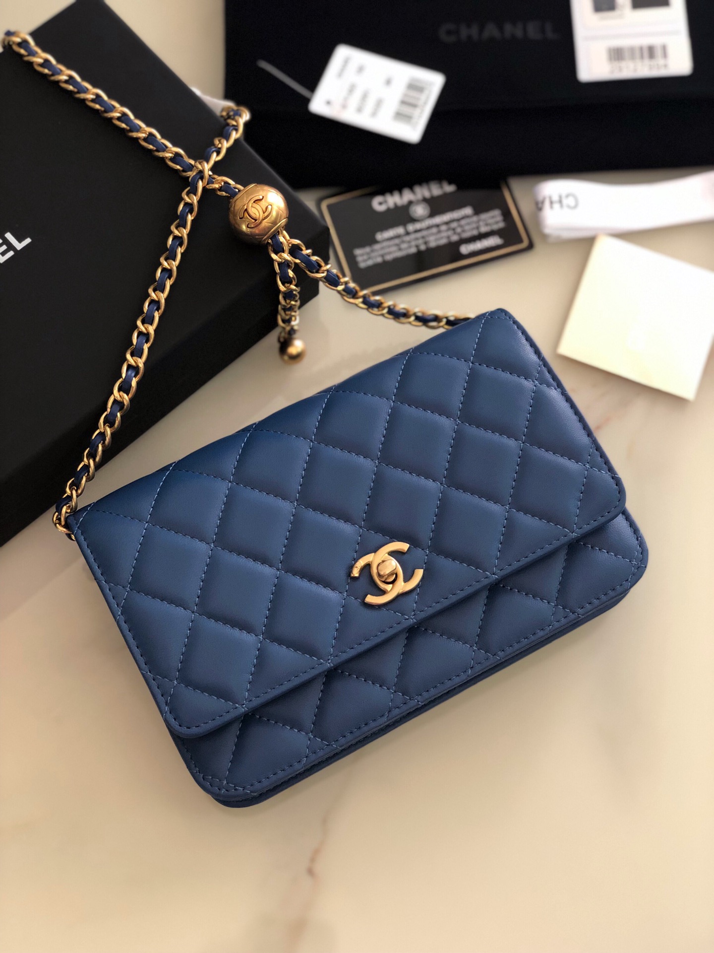 AP1450 wallet on chain, Chanel Bag
