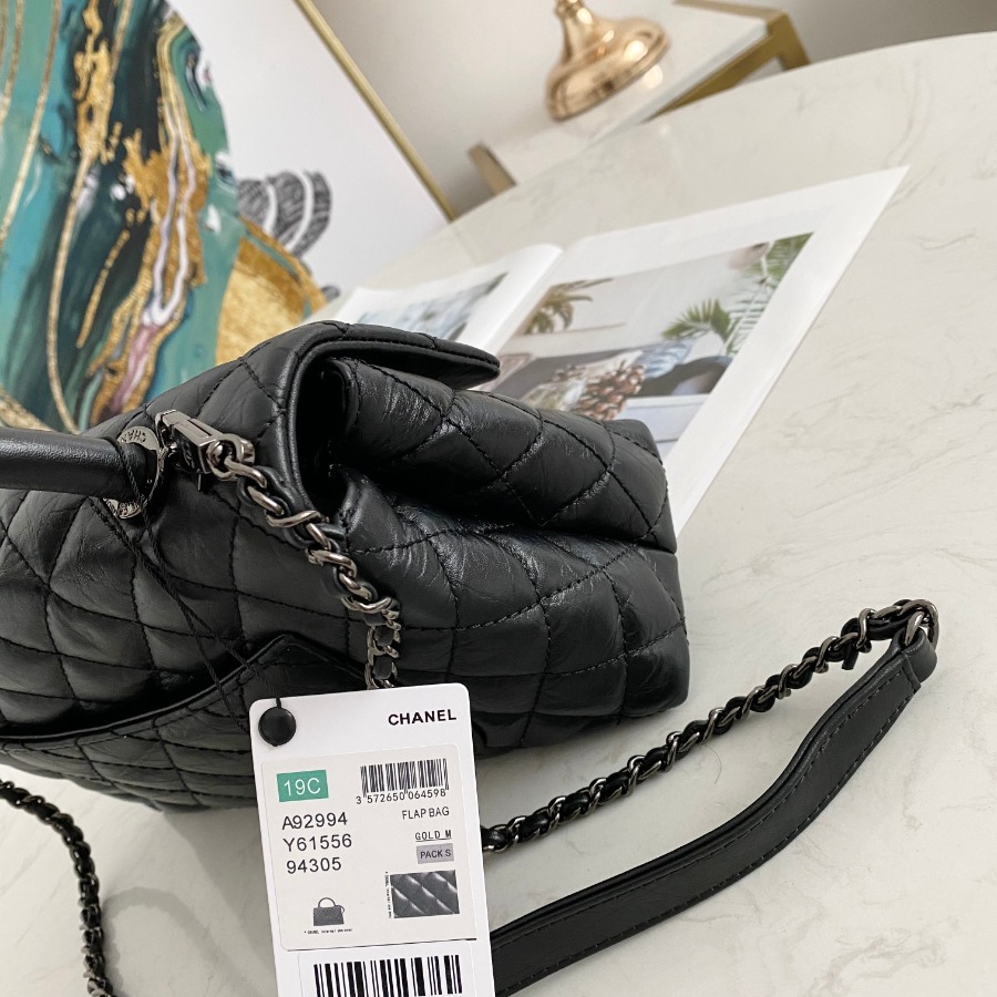 Small Flap Bag with Top Handle, CHANEL Handbags