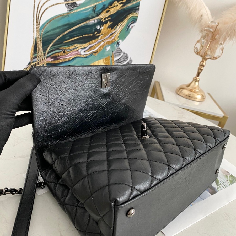 Flap Bag with Top Handle, CHANEL Handbags