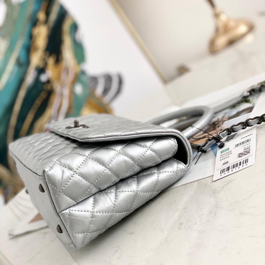 Flap Bag with Top Handle, CHANEL Handbags