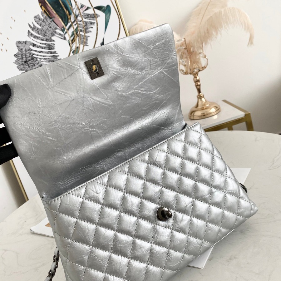 Flap Bag with Top Handle, CHANEL Handbags