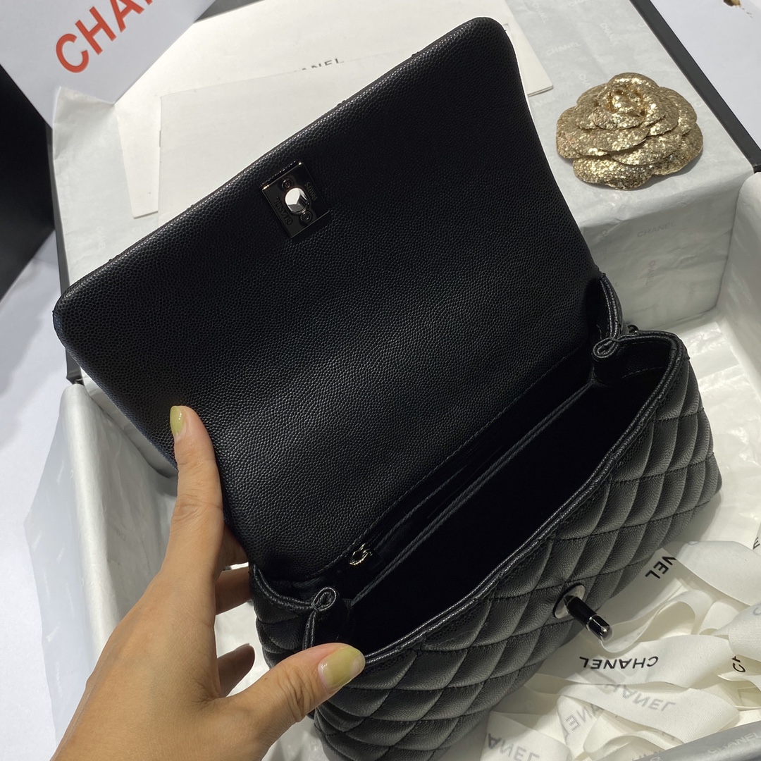 Small Flap Bag with Top Handle, CHANEL Handbags