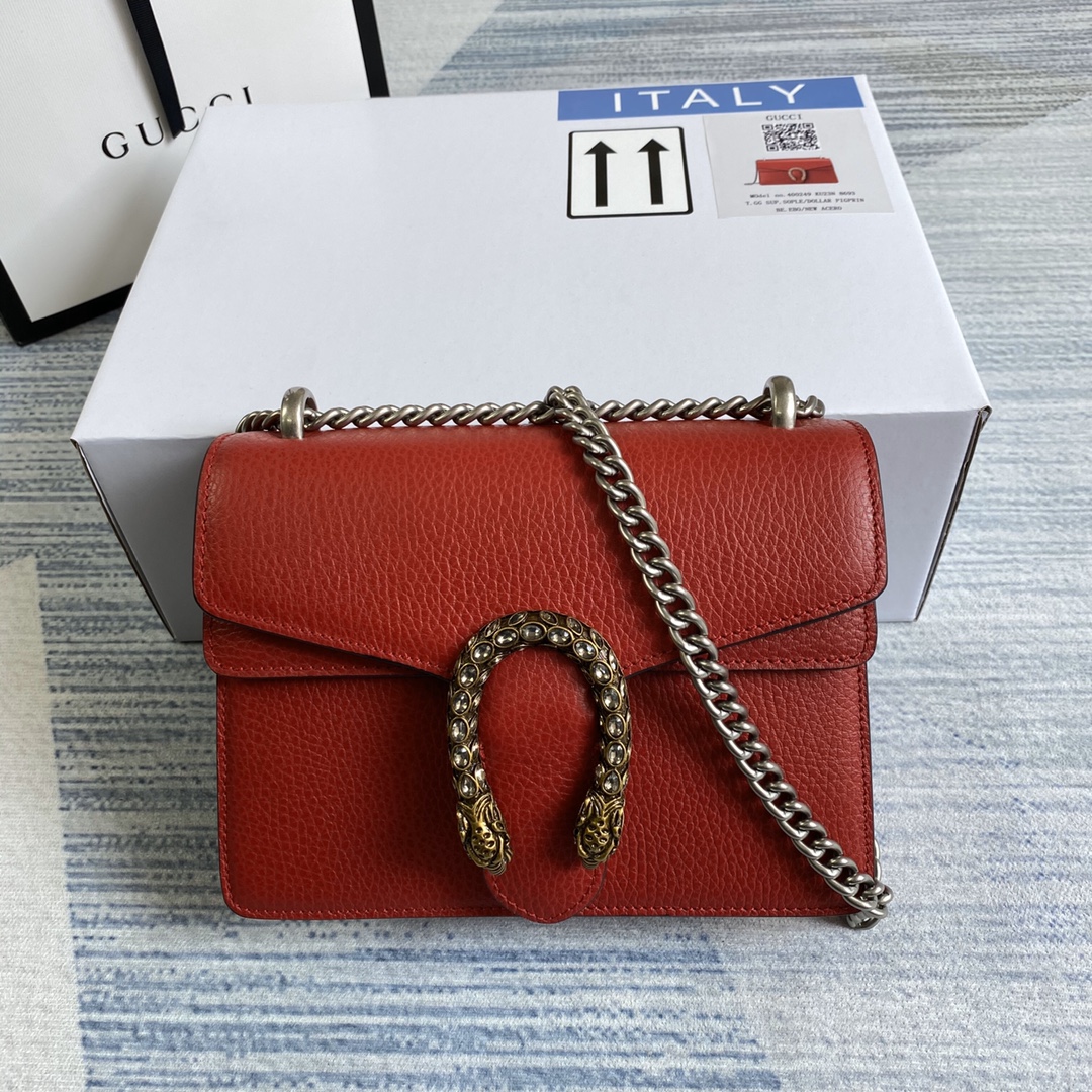 421970, Dionysus leather mini bag, GUCCI Chain Bags for Women