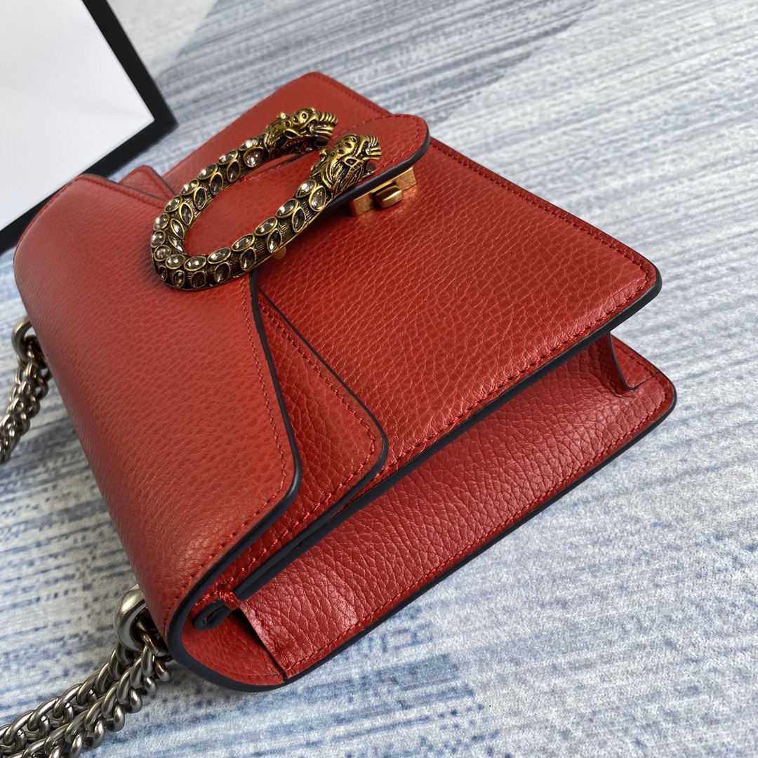 421970, Dionysus leather mini bag, GUCCI Chain Bags for Women