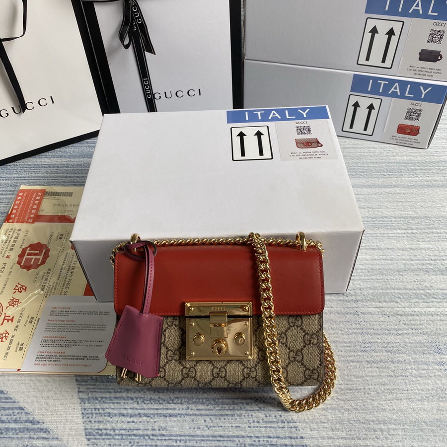 409487 Padlock small GG shoulder bag, GUCCI Mini Bags for Women