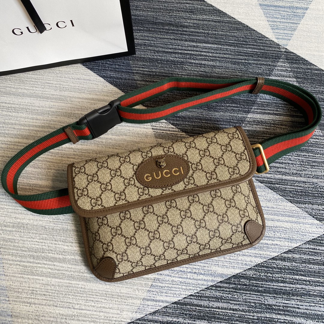 493930 Neo Vintage GG Supreme belt bag,  GUCCI Belt Bags