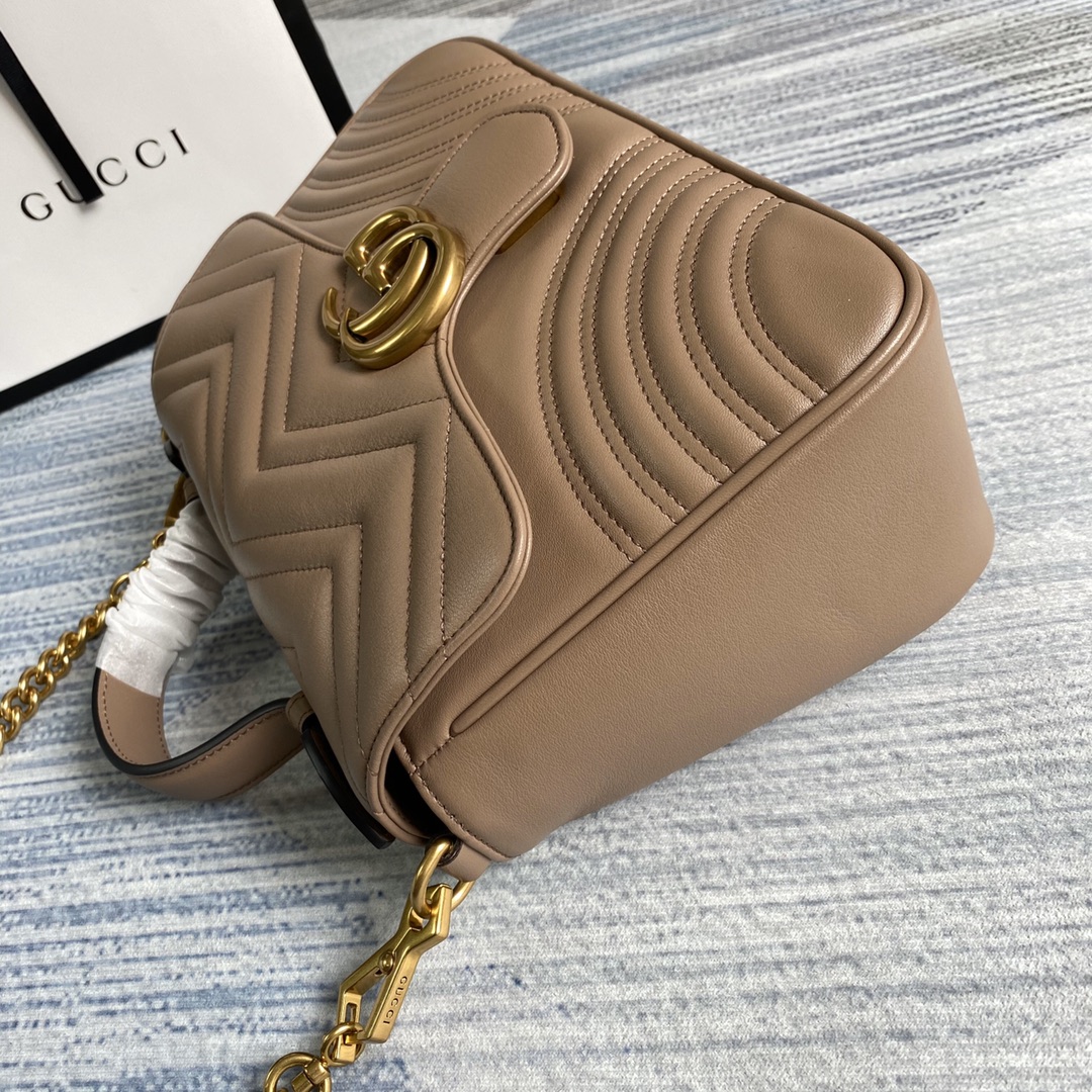 498110 GG Marmont small top handle bag, GUCCI Top Handle Bags for Women