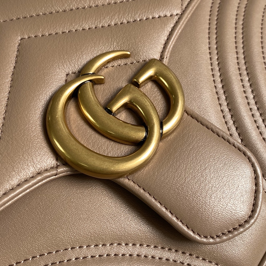 498110 GG Marmont small top handle bag, GUCCI Top Handle Bags for Women