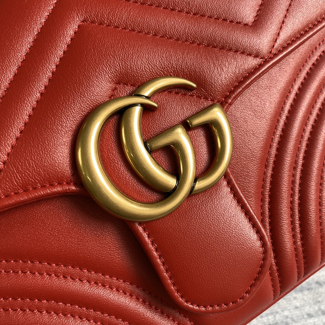 498110 GG Marmont small top handle bag, GUCCI Top Handle Bags for Women