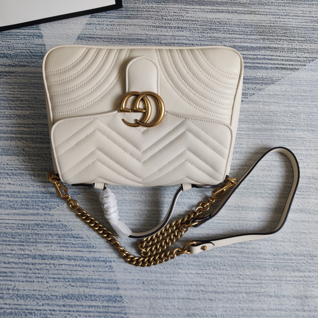 498110 GG Marmont small top handle bag, GUCCI Top Handle Bags for Women