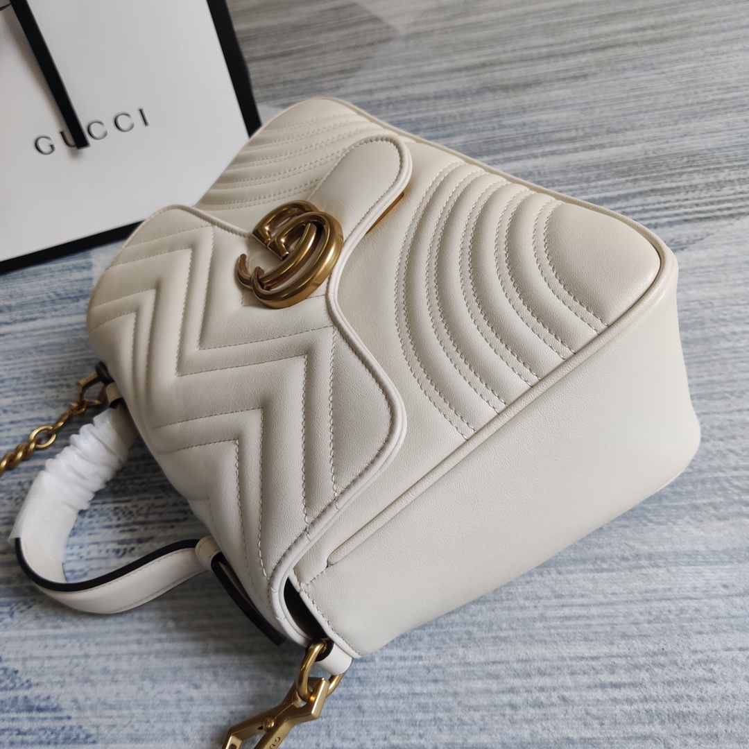 498110 GG Marmont small top handle bag, GUCCI Top Handle Bags for Women