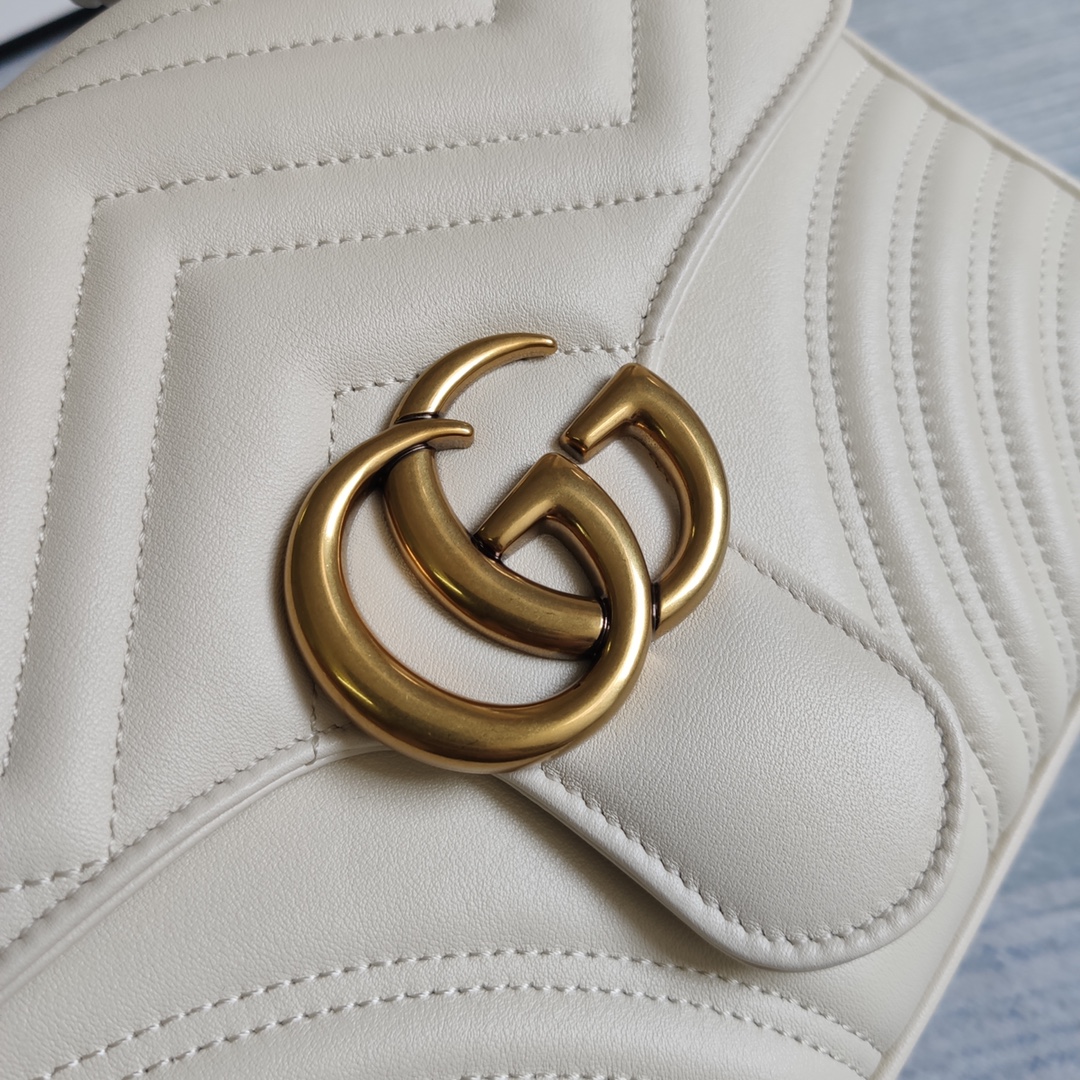 498110 GG Marmont small top handle bag, GUCCI Top Handle Bags for Women