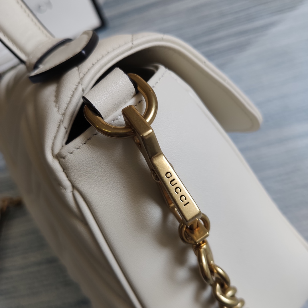 498110 GG Marmont small top handle bag, GUCCI Top Handle Bags for Women