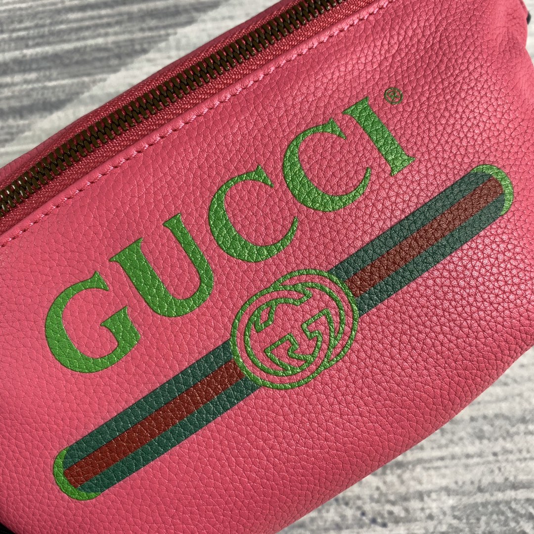527792, Gucci Print small belt bag, GUCCI BAG