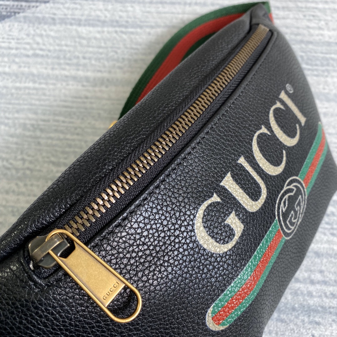 527792, Gucci Print small belt bag, GUCCI BAG