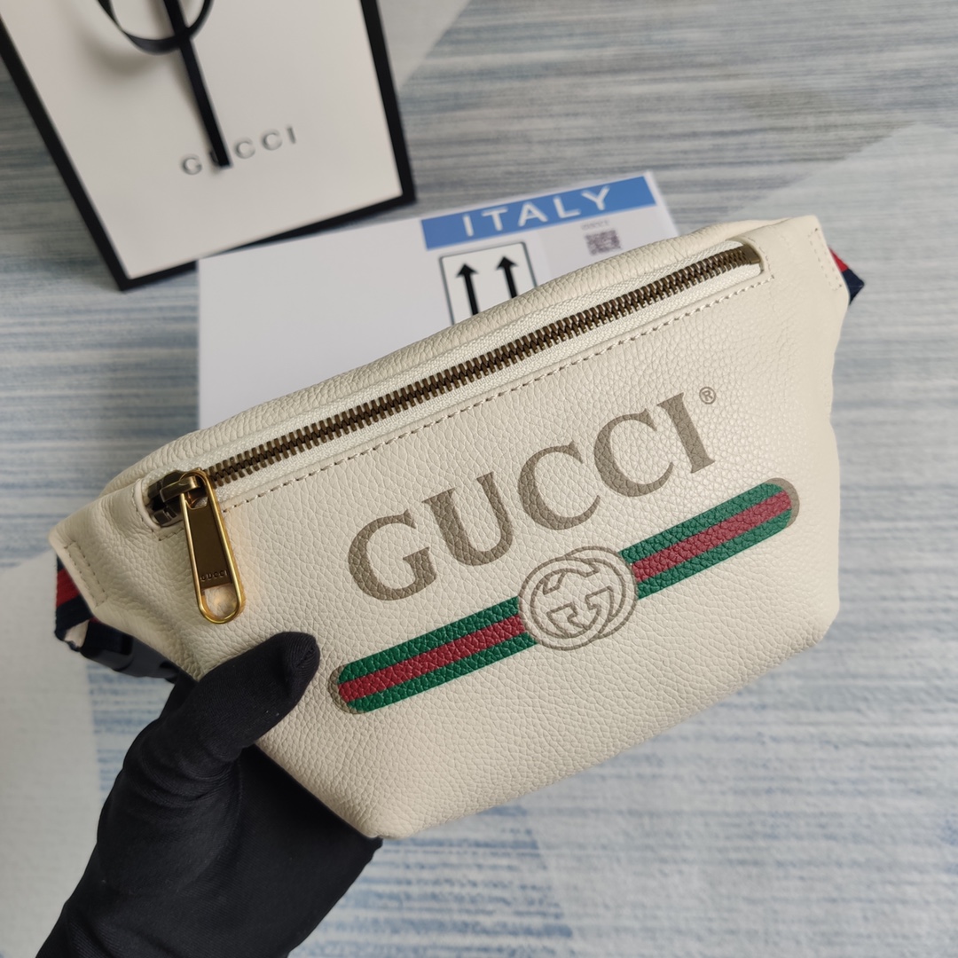 527792, Gucci Print small belt bag, GUCCI BAG