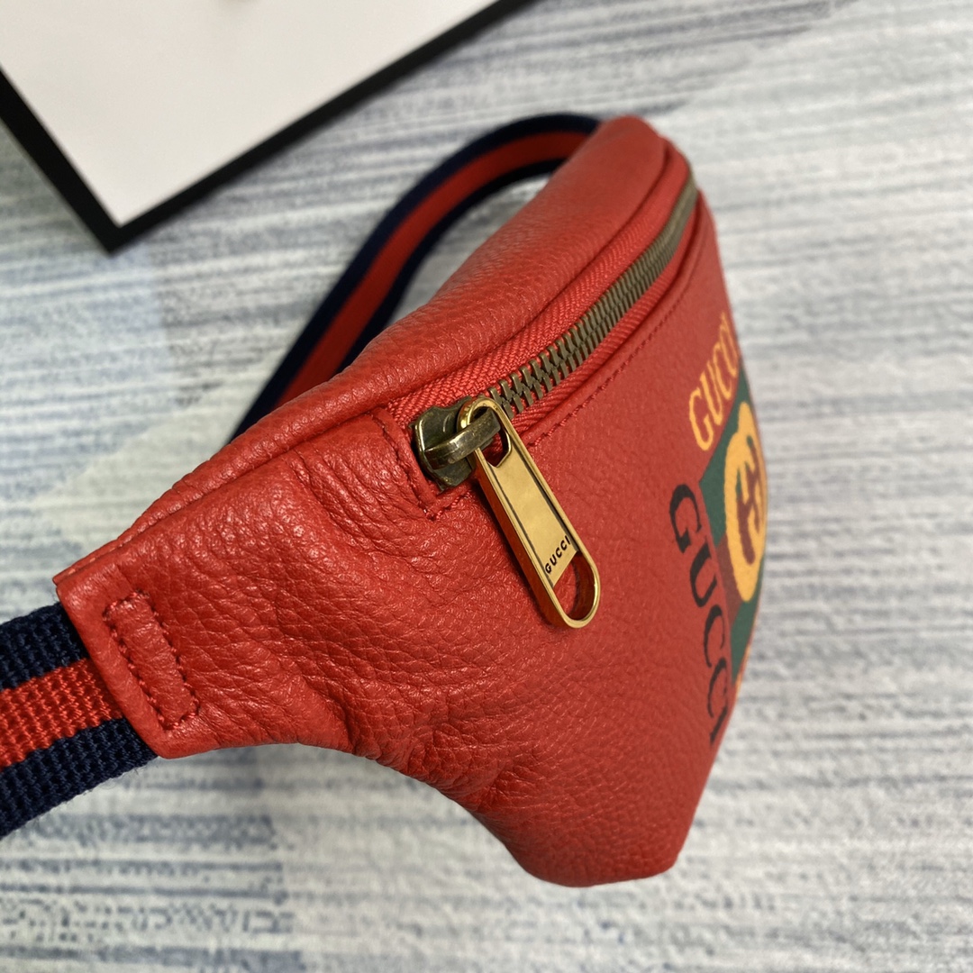 527792, Gucci Print small belt bag, GUCCI BAG