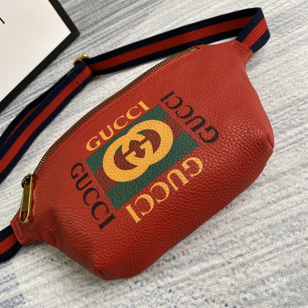 527792, Gucci Print small belt bag, GUCCI BAG