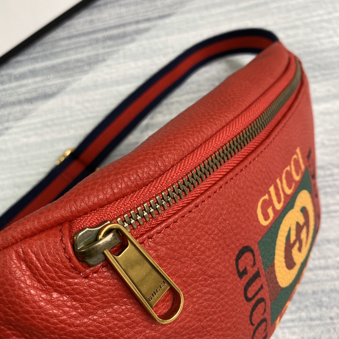 527792, Gucci Print small belt bag, GUCCI BAG