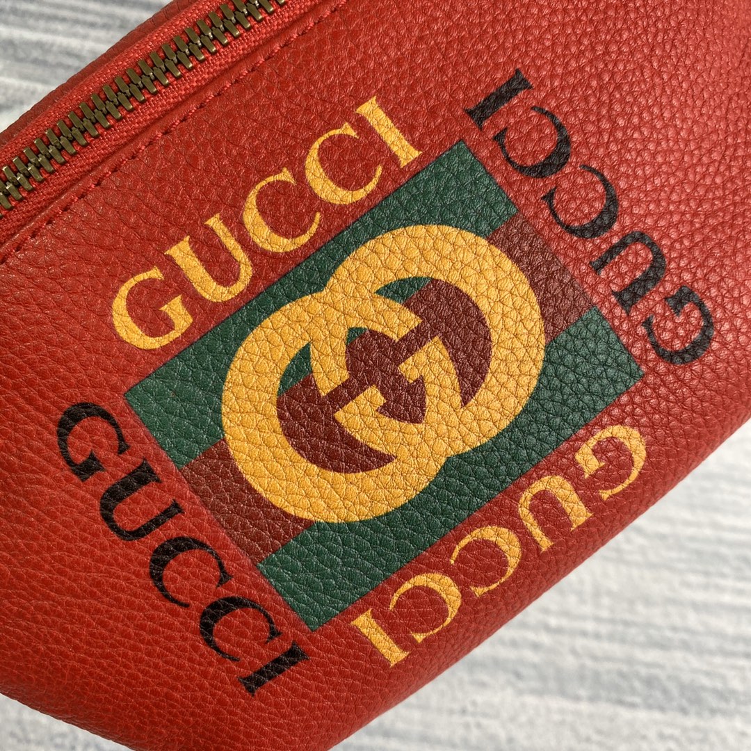527792, Gucci Print small belt bag, GUCCI BAG