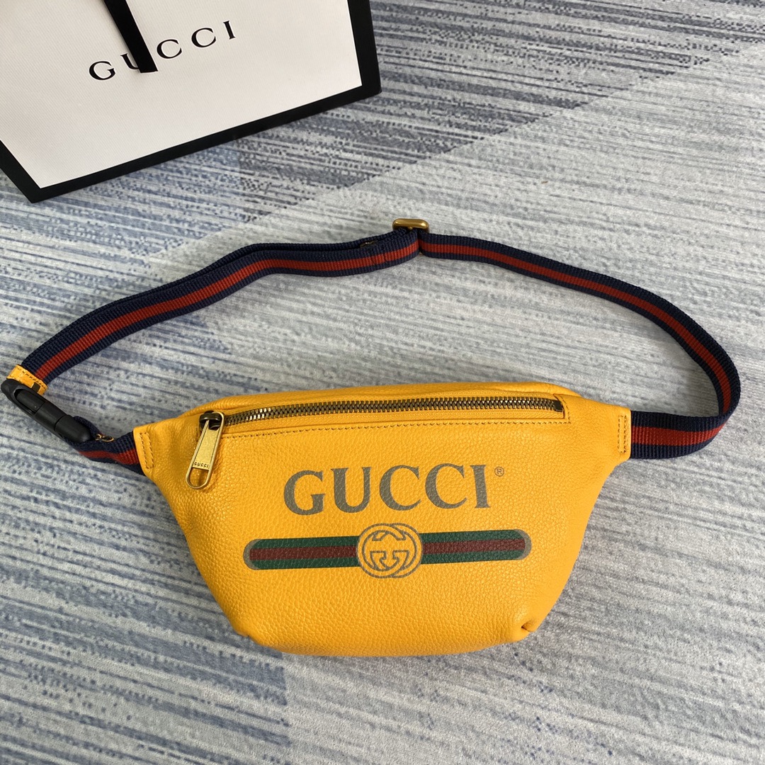 527792, Gucci Print small belt bag, GUCCI BAG