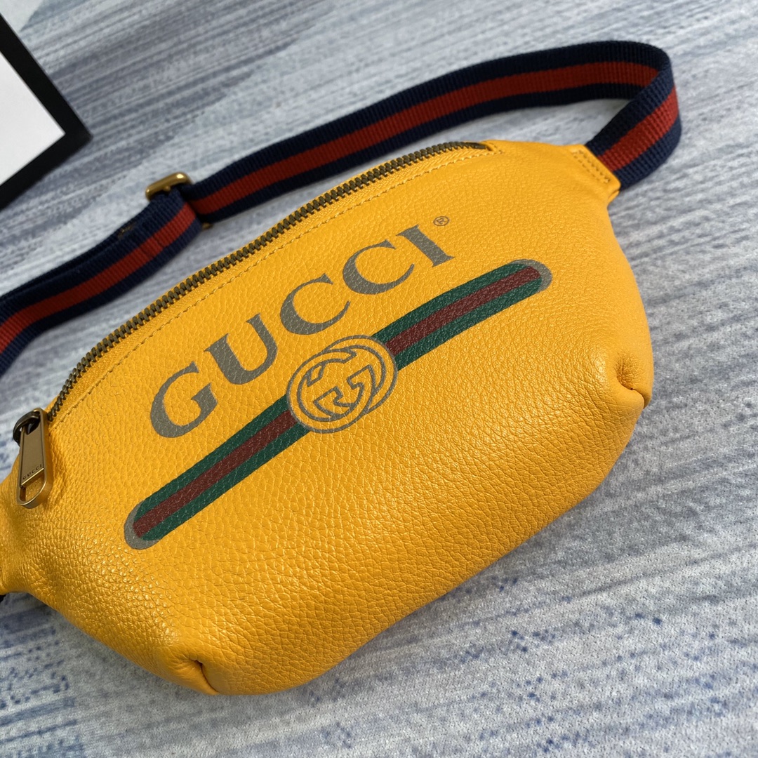 527792, Gucci Print small belt bag, GUCCI BAG