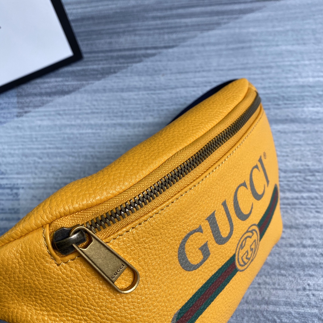 527792, Gucci Print small belt bag, GUCCI BAG