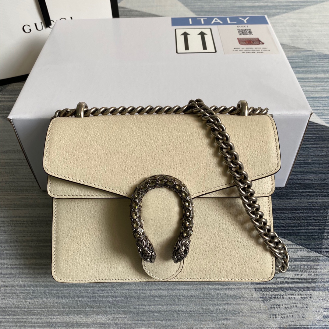421970, Dionysus leather mini bag, GUCCI Chain Bags for Women