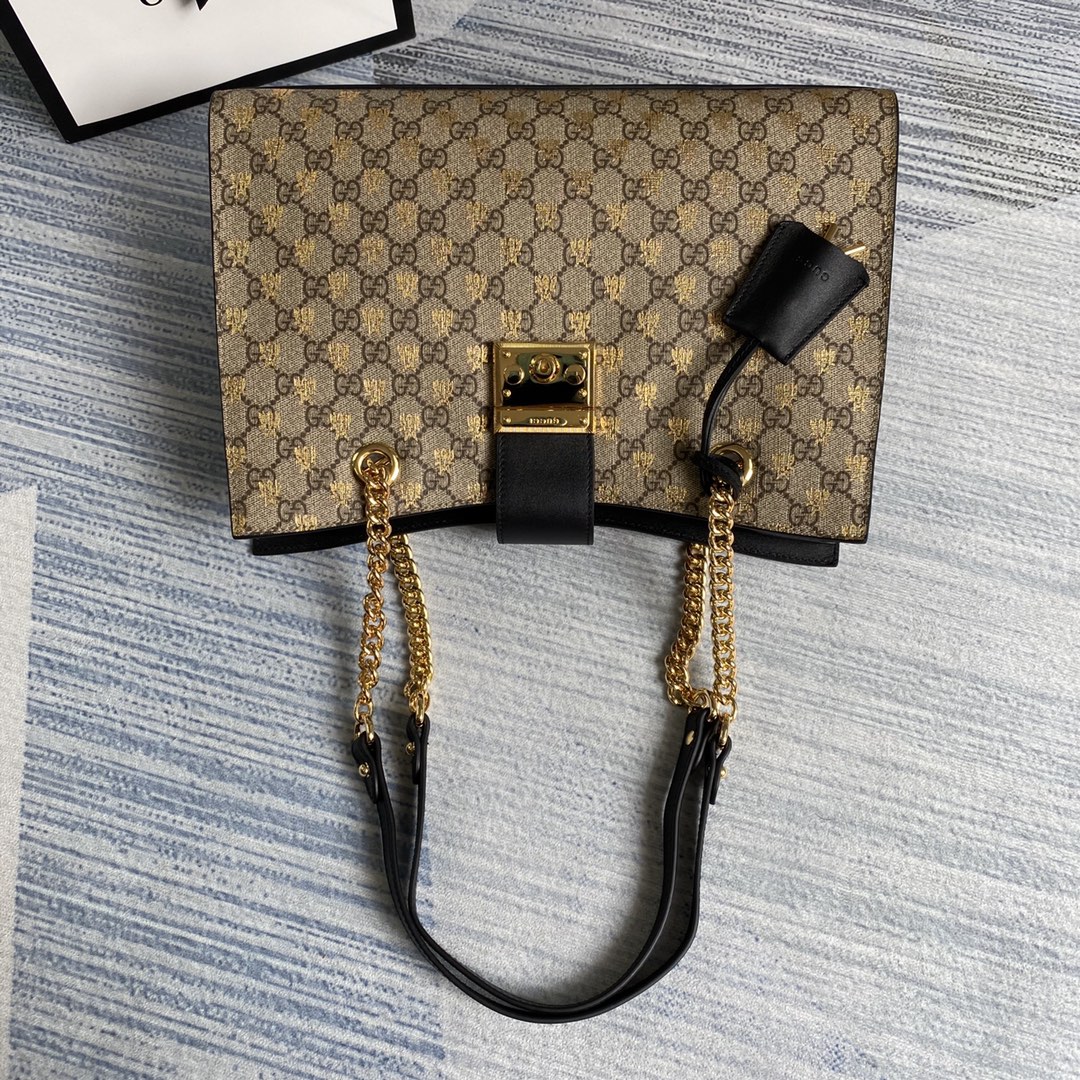 479197 Padlock medium GG shoulder bag GUCCI