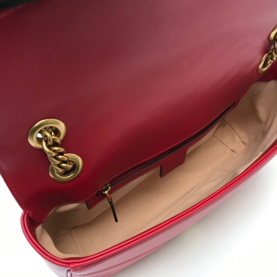443496 GG Marmont medium matelassé shoulder bag, GUCCI