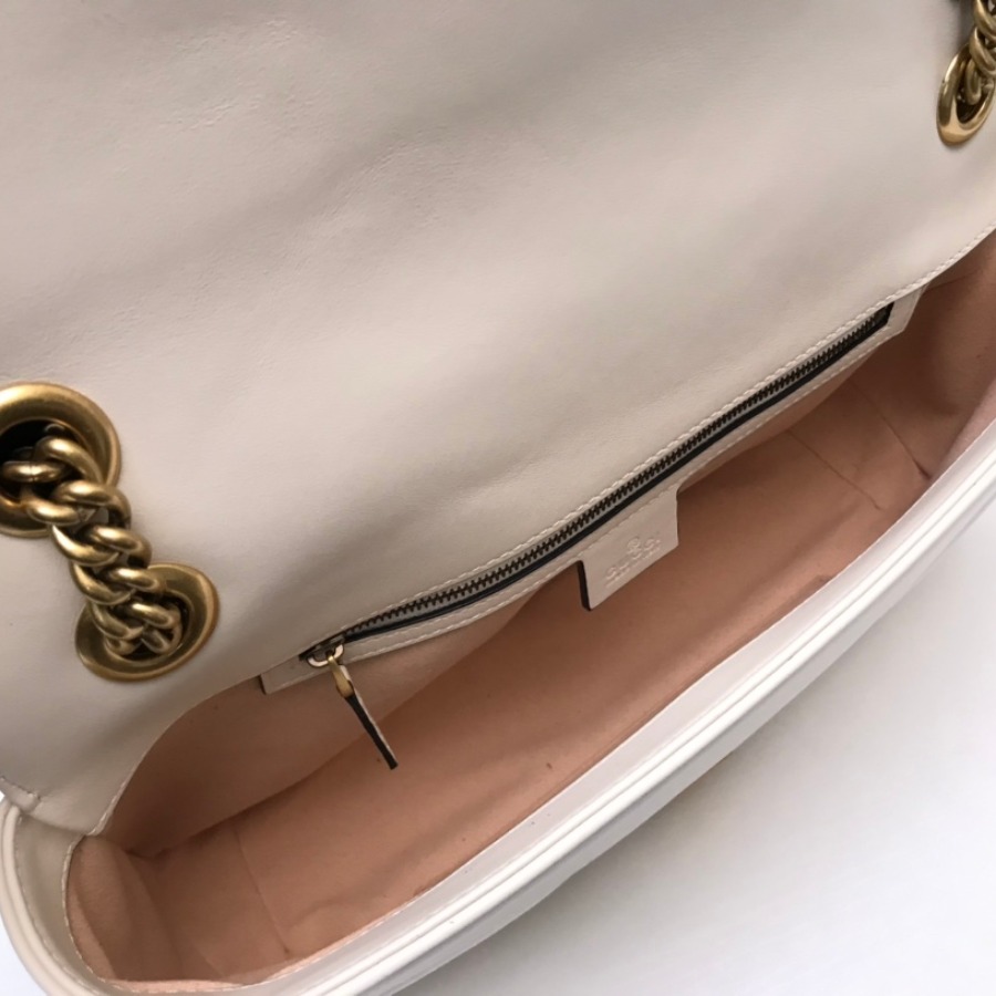 443496 GG Marmont medium matelassé shoulder bag, GUCCI