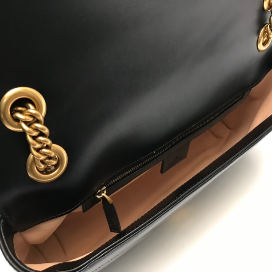 443496 GG Marmont medium matelassé shoulder bag, GUCCI