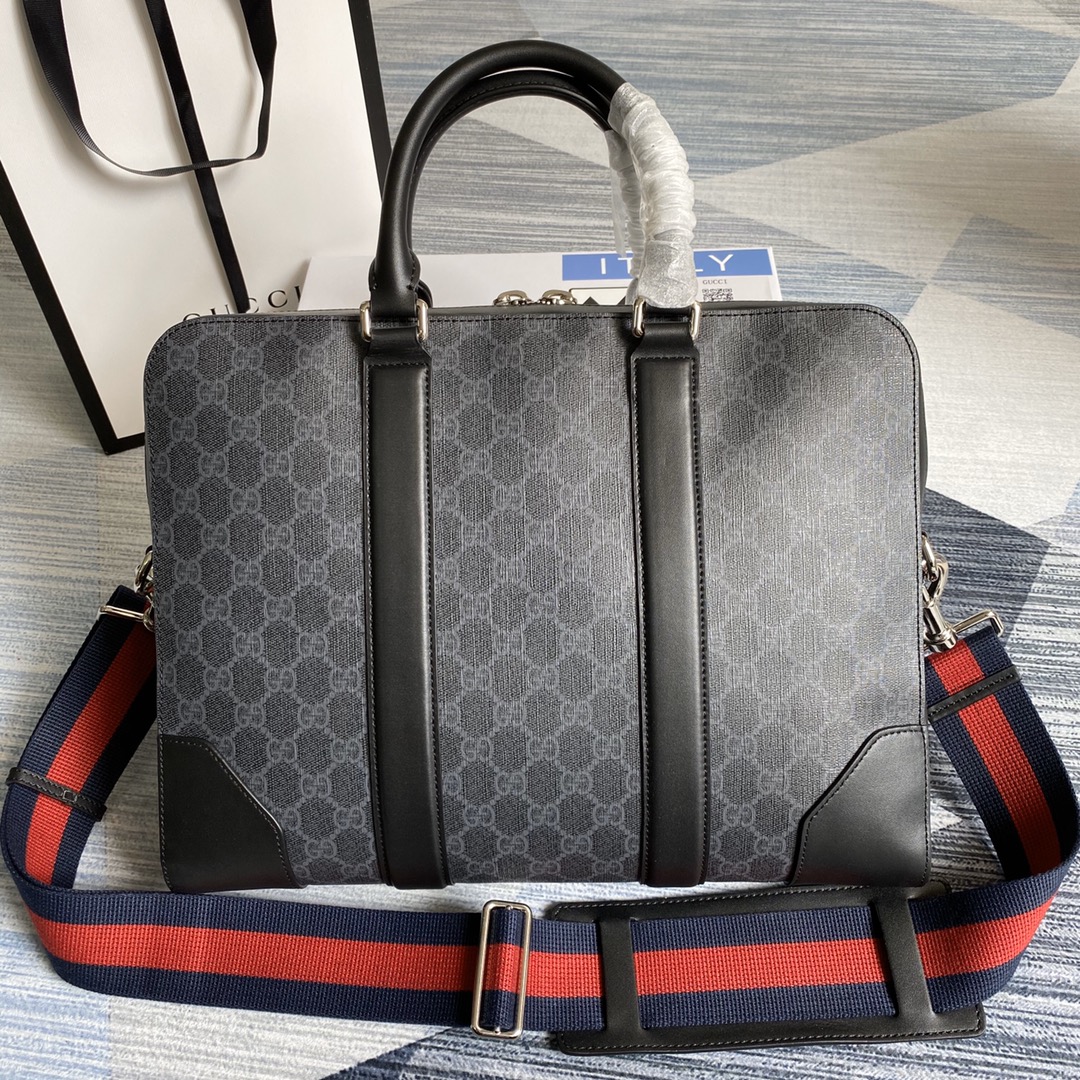 474135 GG Black briefcase, Briefcases for Men