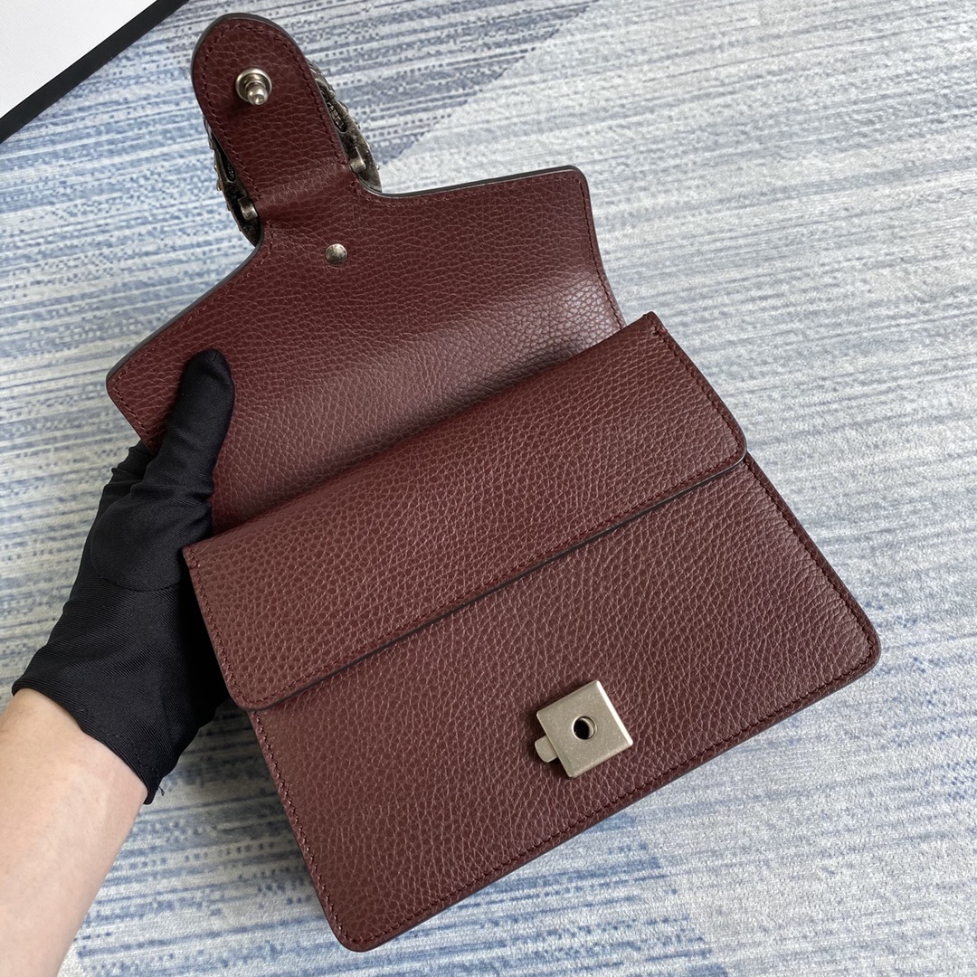 421970, Dionysus leather mini bag, GUCCI Chain Bags for Women