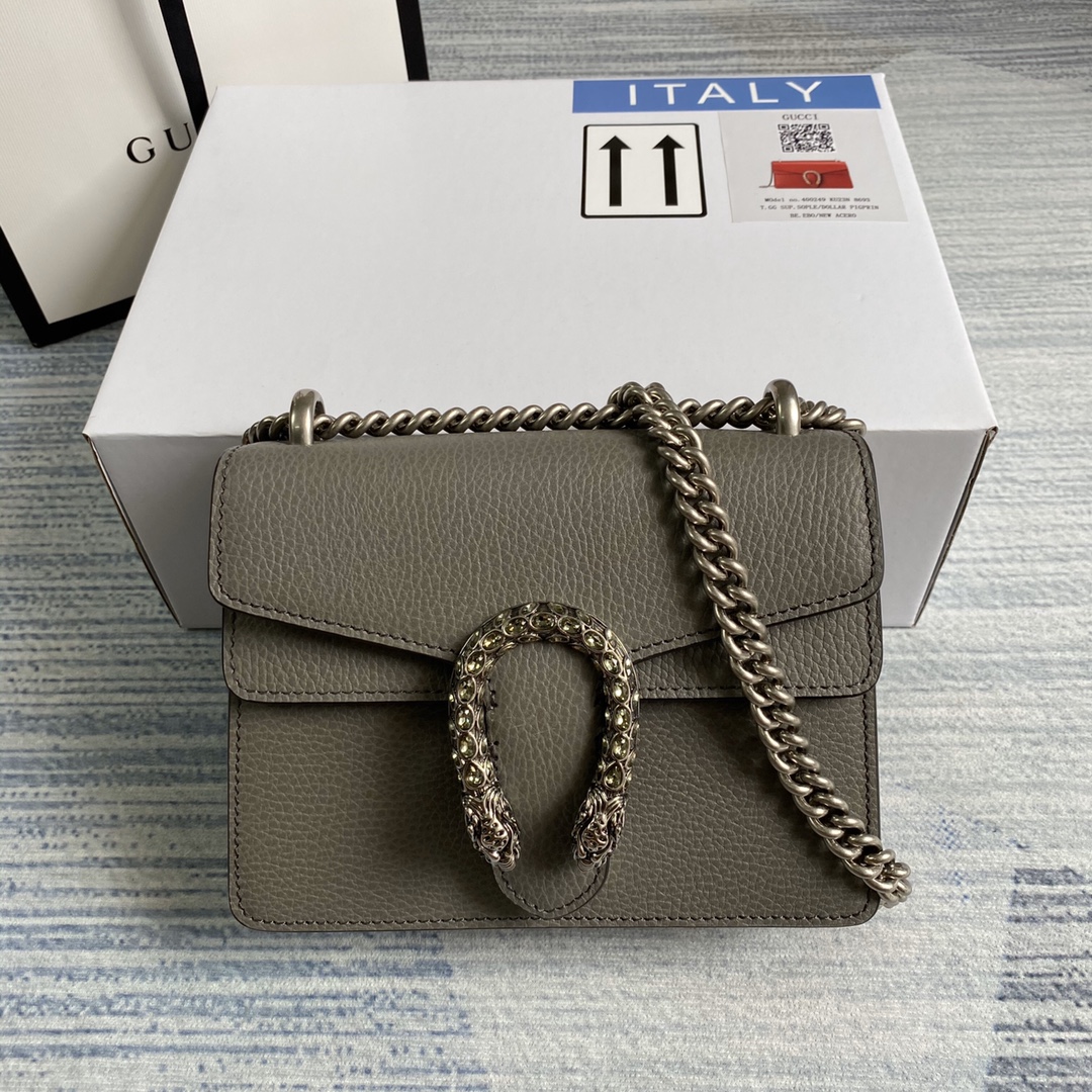 421970, Dionysus leather mini bag, GUCCI Chain Bags for Women